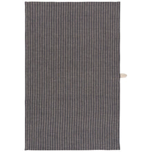 Load image into Gallery viewer, Linen/Cotton Dishtowel, Midnight Stripe
