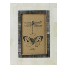 Load image into Gallery viewer, Ribbed Black &amp; White Border Frame, 4x6
