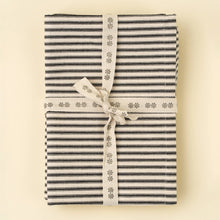 Load image into Gallery viewer, Black Ticking Tea Towels, Set of 2
