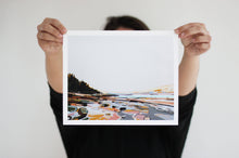 Load image into Gallery viewer, Sand Beach Semi Abstraction, 8&quot; x 10&quot; Print on Canvas
