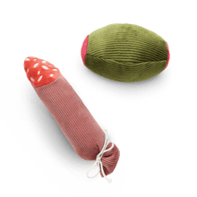 Load image into Gallery viewer, Olive + Salami Dog Toy Set

