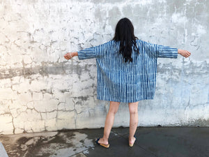 Striped Indigo Dress/Tunique