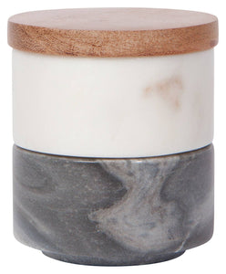 Two-Tone Marble Salt Cellar