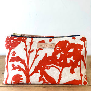 Laura Zipper Bag, Oatmeal Meadow