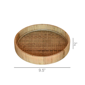 Cayman Rattan Tray, Small