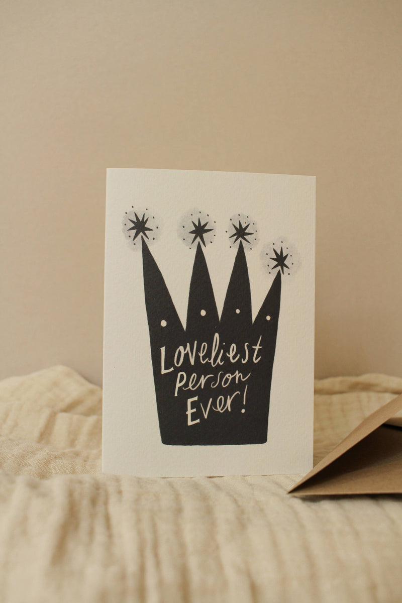 'Loveliest Person Ever!' Card – Monroe Home & Style