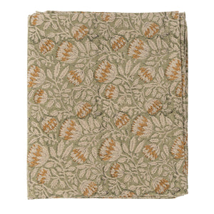 Block-Print Tablecloth, Meadow