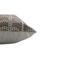 Load image into Gallery viewer, Garud Block Print Linen-Blend Pillow, 20&quot;
