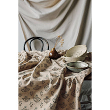 Load image into Gallery viewer, Salvia 90&quot; Block-Print Tablecloth
