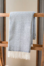 Load image into Gallery viewer, Sheep's Wool Throw, Mixed Grey Swallow
