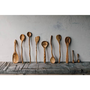 Olive Wood Corner Spatula