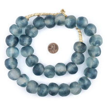 Load image into Gallery viewer, Jumbo Recycled Glass Beads, Blue Wave
