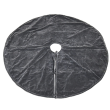 Load image into Gallery viewer, Velvet Tree Skirt, Dark Grey
