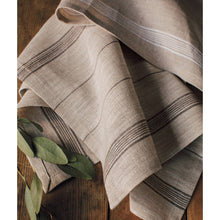 Load image into Gallery viewer, Shadow Maison Stripe Linen Napkins, Set of 4
