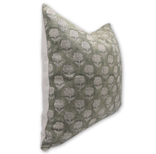 Load image into Gallery viewer, Rohini Block Print Linen Pillow, 20&quot;
