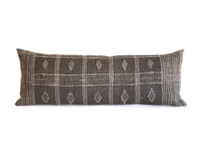 Load image into Gallery viewer, Indian Wool Grand Lumbar Pillow, Charcoal
