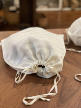 Load image into Gallery viewer, Hand-Stitched Linen Bread Bag, Medium

