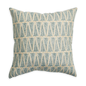 Milos Pillow, Oak/Celadon - 20"