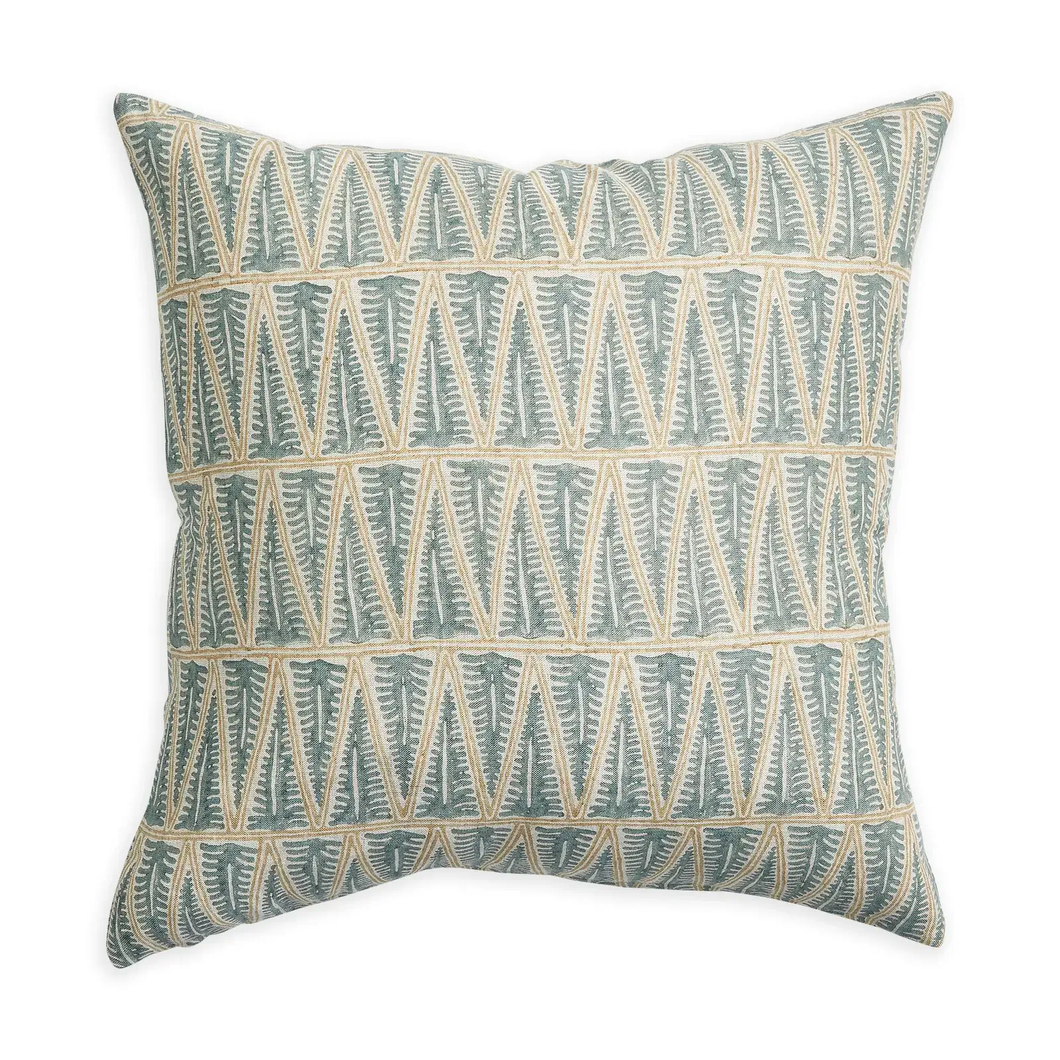 Milos Pillow, Oak/Celadon - 20