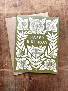 "Happy Birthday" Card by Katharine Watson