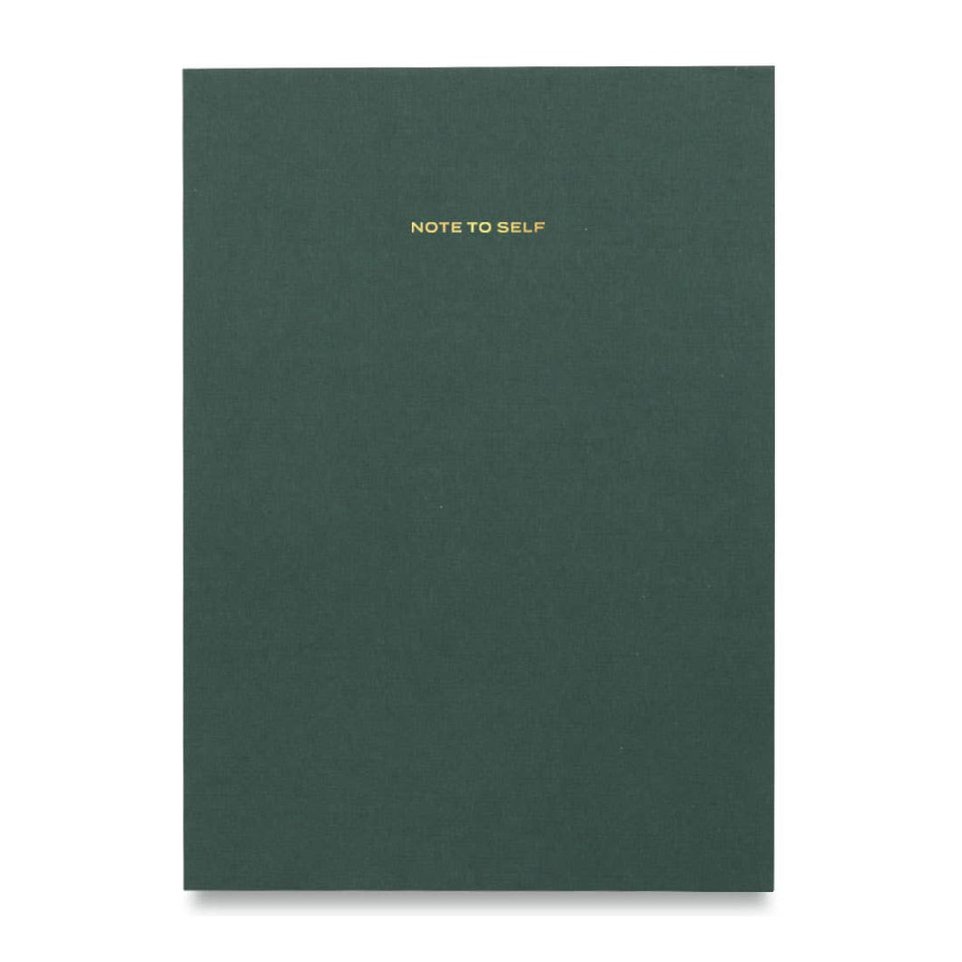 Green Note To Self Journal