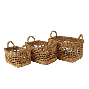 Seagrass Baskets, Set of Three