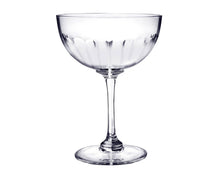 Load image into Gallery viewer, Etched Crystal Champagne Saucer
