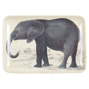 Melamine Valet Tray, Pachyderm