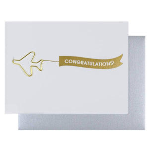Congratulations Letterpress Card