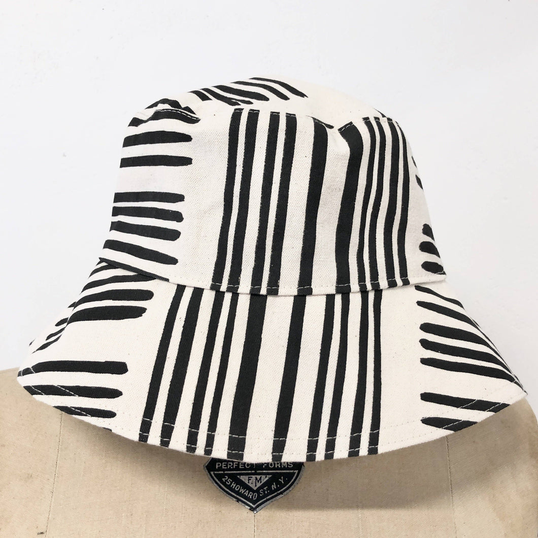 Bucket Hat, Light Worn Brush Stripe, Small/Medium