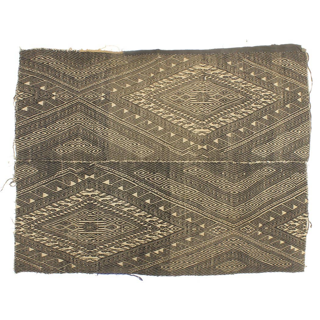 Vintage Black Tay Textile from Vietnam, 52
