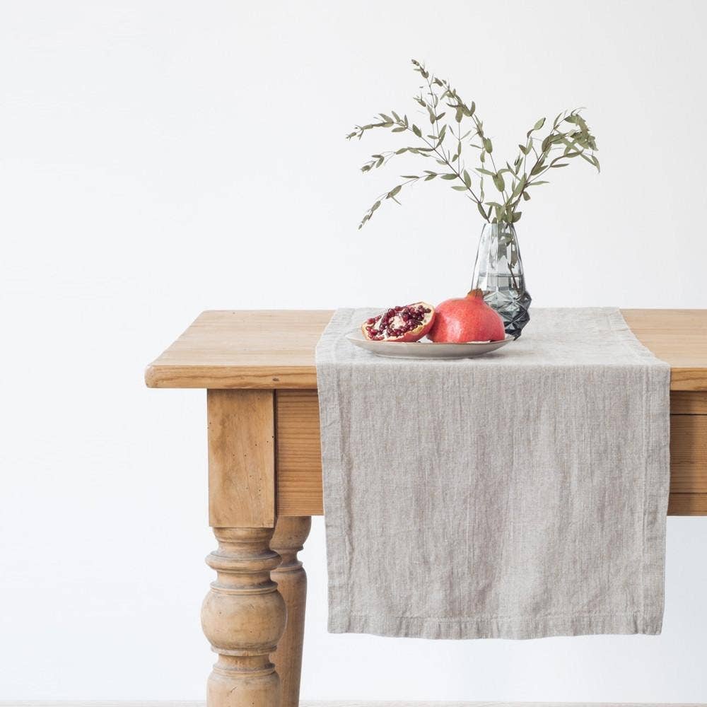 Natural Table Runner, 16” x 79”