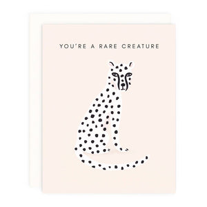 Rare Creature Greeting Card