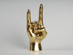 Brass Hand Sculpture - The Devil