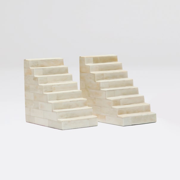 Frank Zigzag Bookends - Set of 2