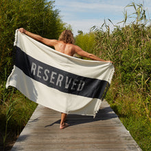 Load image into Gallery viewer, &quot;Reserved&quot; Beach Towel
