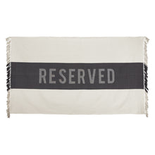 Load image into Gallery viewer, &quot;Reserved&quot; Beach Towel
